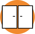 Porte battante