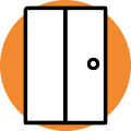 Porte en aluminium